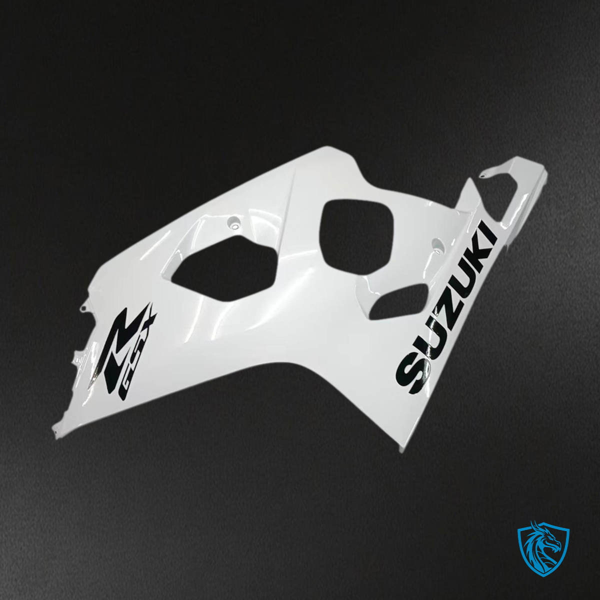 Suzuki GSXR 600-750 (2004-2005) White Metallic Racing Generic Fairing Kit | ABS Bodywork