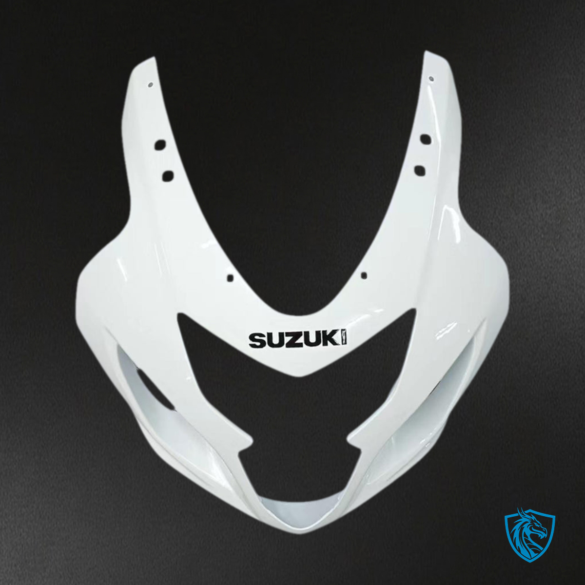 Suzuki GSXR 600-750 (2004-2005) White Metallic Racing Generic Fairing Kit | ABS Bodywork