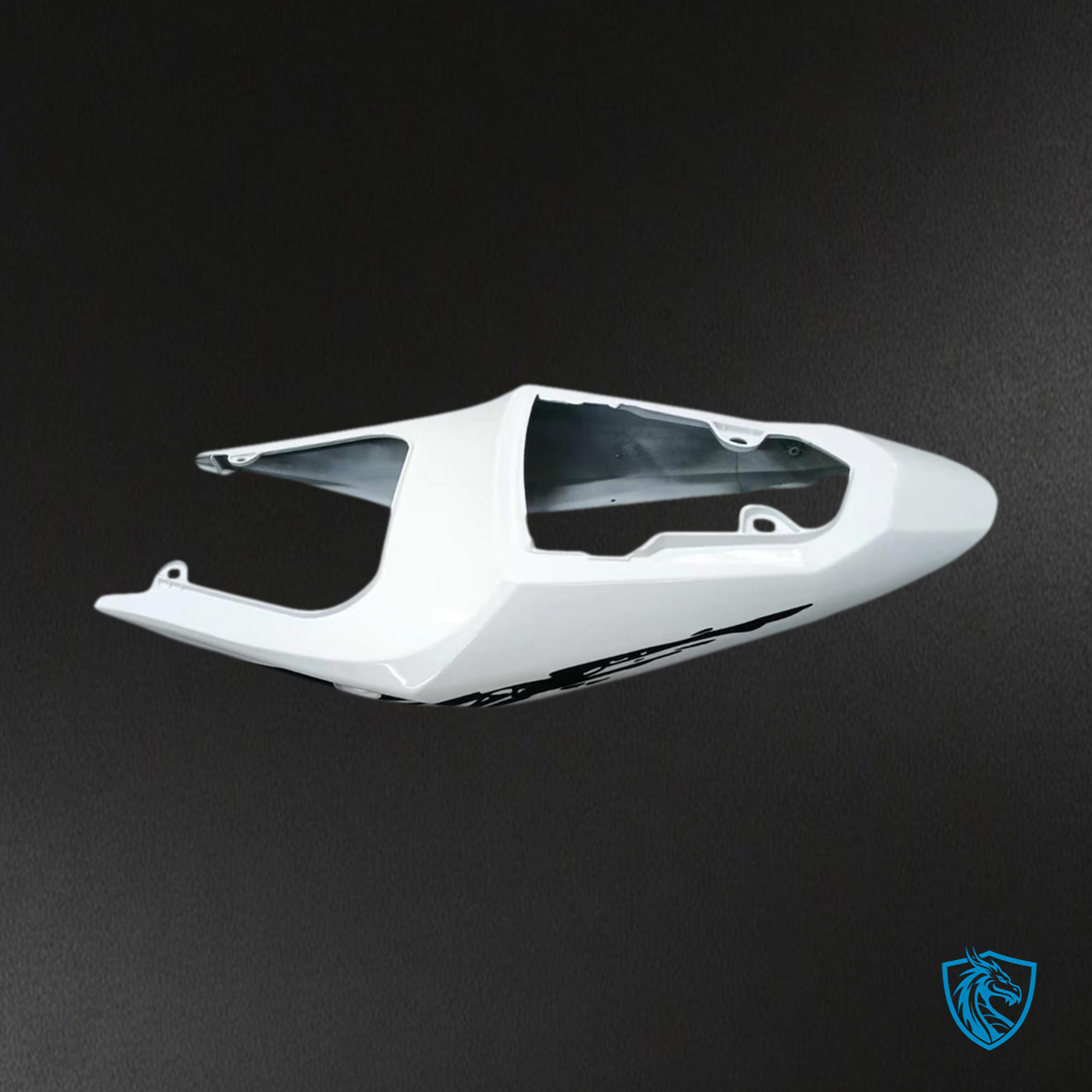 Suzuki GSXR 600-750 (2004-2005) White Metallic Racing Generic Fairing Kit | ABS Bodywork