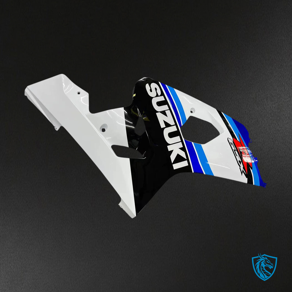 Suzuki GSXR 600-750 (2004-2005) White & Blue - Fairing Kit
