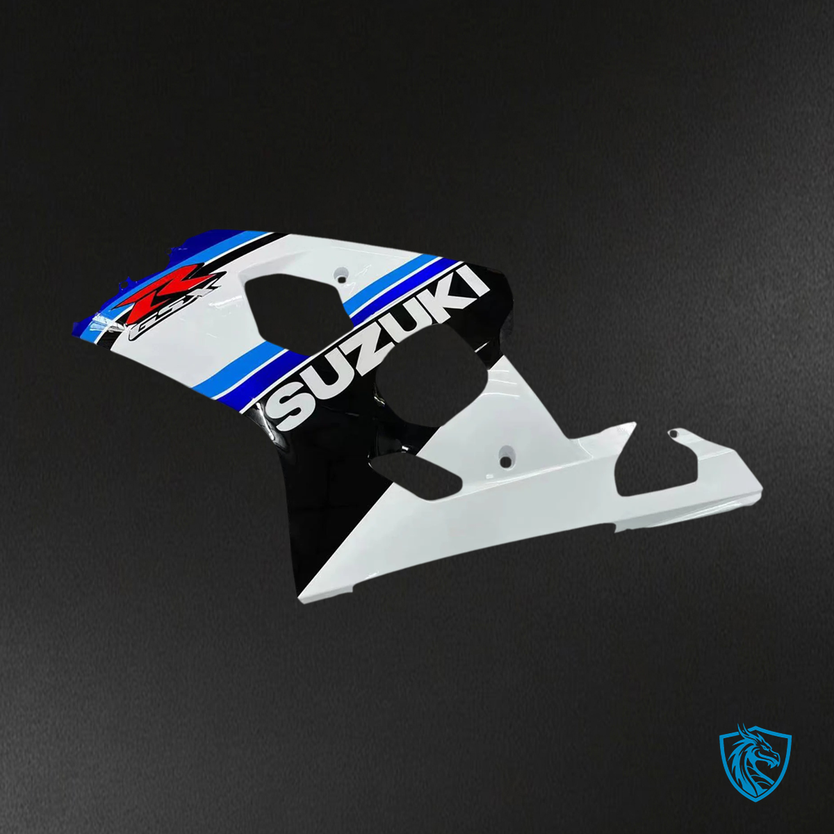 Suzuki GSXR 600-750 (2004-2005) White & Blue - Fairing Kit