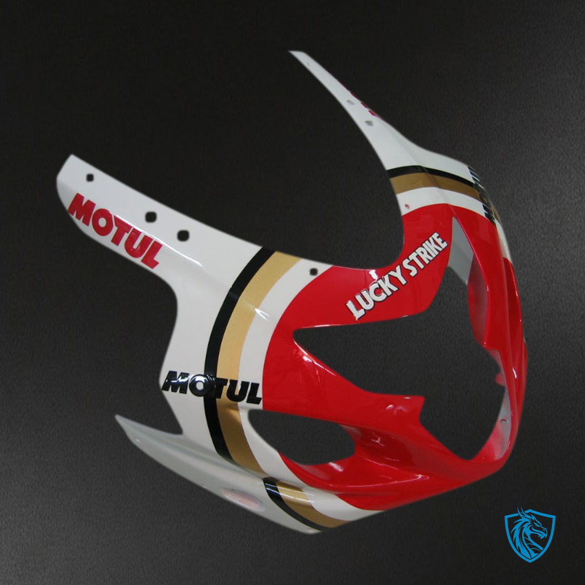 Suzuki GSXR 600-750 (2004-2005) White & Red Lucky Strike - MERGEment Motorcycle Fairings Kit