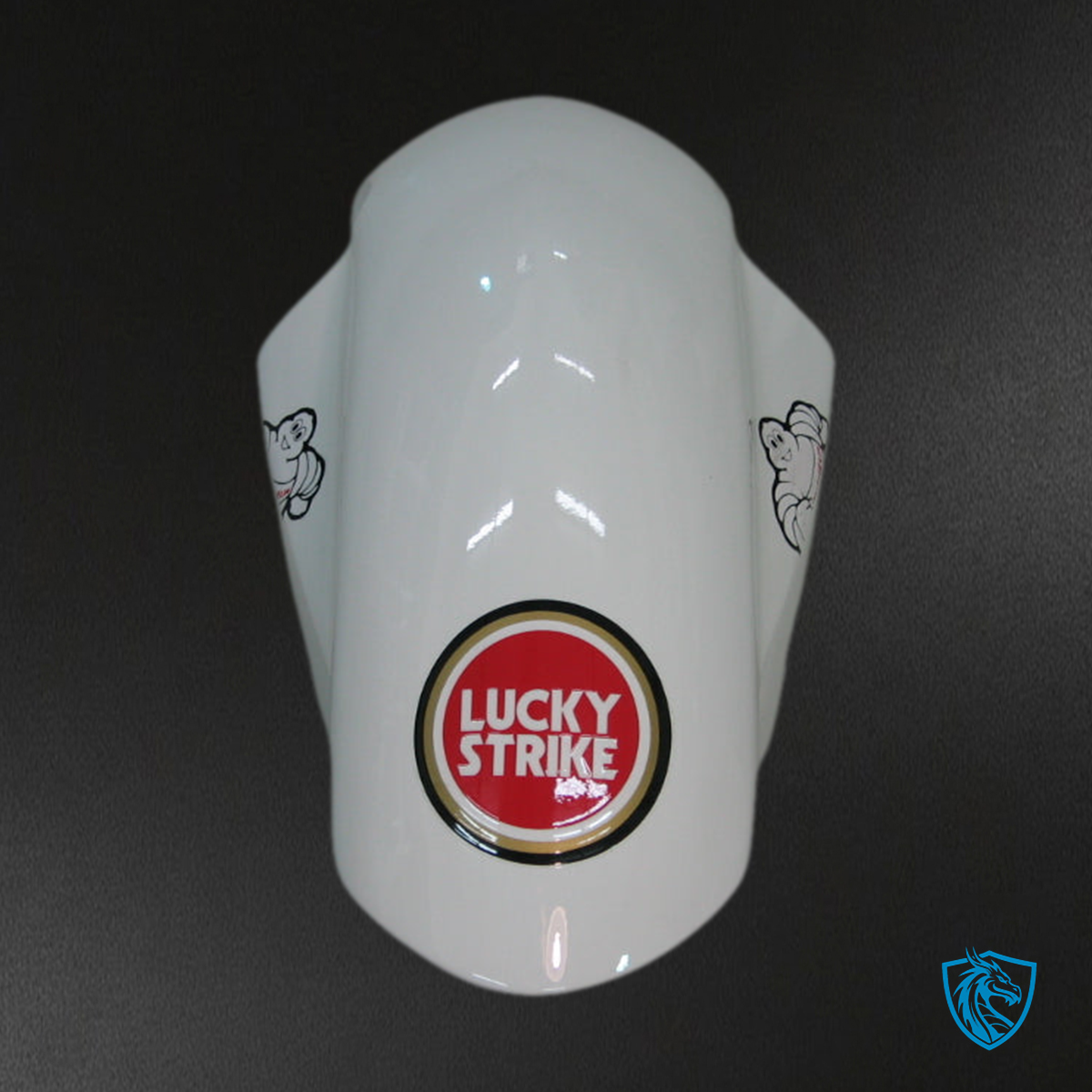 Suzuki GSXR 600-750 (2004-2005) White & Red Lucky Strike - MERGEment Motorcycle Fairings Kit