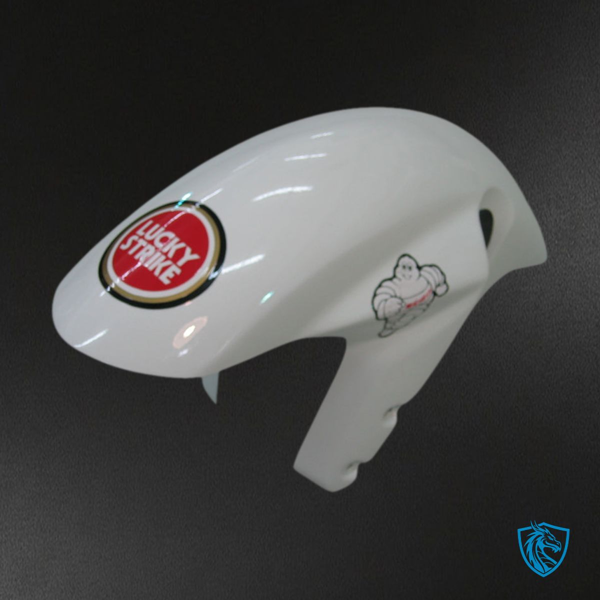 Suzuki GSXR 600-750 (2004-2005) White & Red Lucky Strike - MERGEment Motorcycle Fairings Kit
