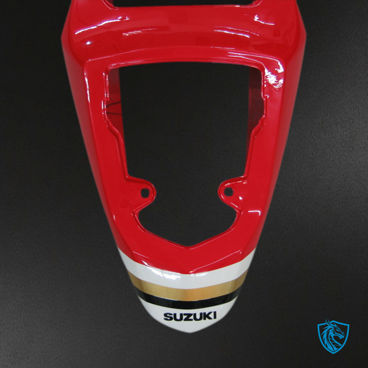Suzuki GSXR 600-750 (2004-2005) White & Red Lucky Strike - MERGEment Motorcycle Fairings Kit