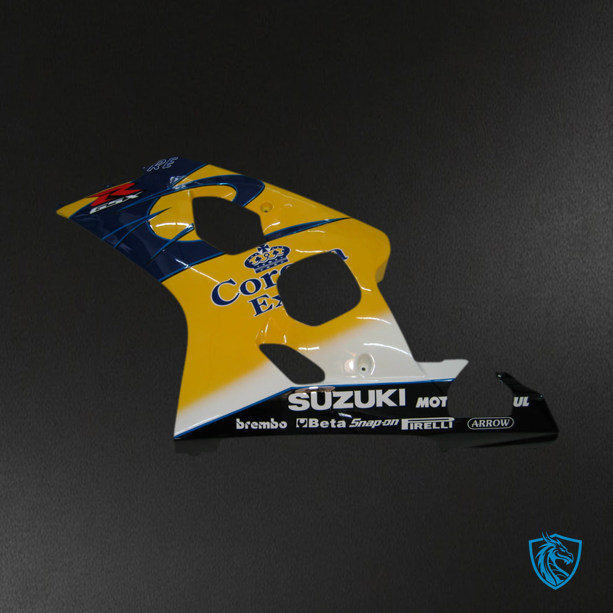 Suzuki GSXR 600-750 (2004-2005) Yellow & Blue Corona - MERGEment Motorcycle Fairings Kit