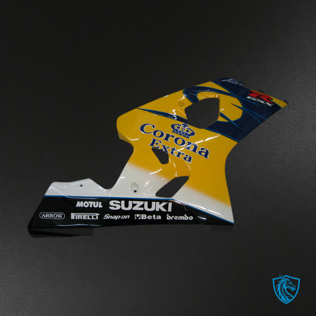 Suzuki GSXR 600-750 (2004-2005) Yellow & Blue Corona - MERGEment Motorcycle Fairings Kit