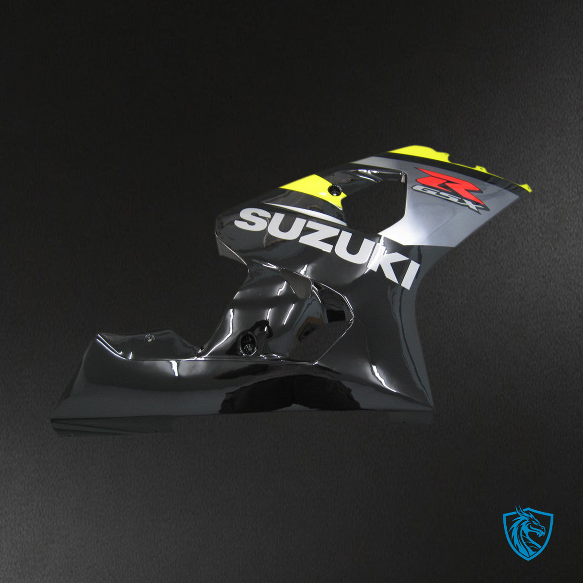 Suzuki GSXR 600-750 (2004-2005) Yellow & Black Racing Generic - Custom ABS Fairing Kit