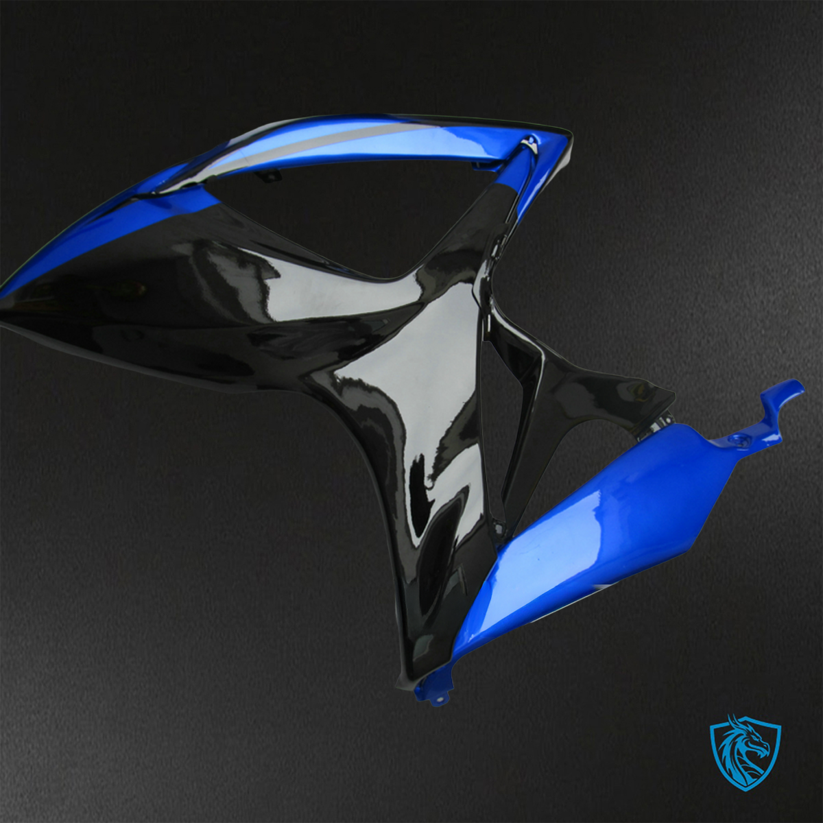 Suzuki GSX-R600/750 (2006-2007) Black & Blue Fairings Kit - Aftermarket ABS Bodywork