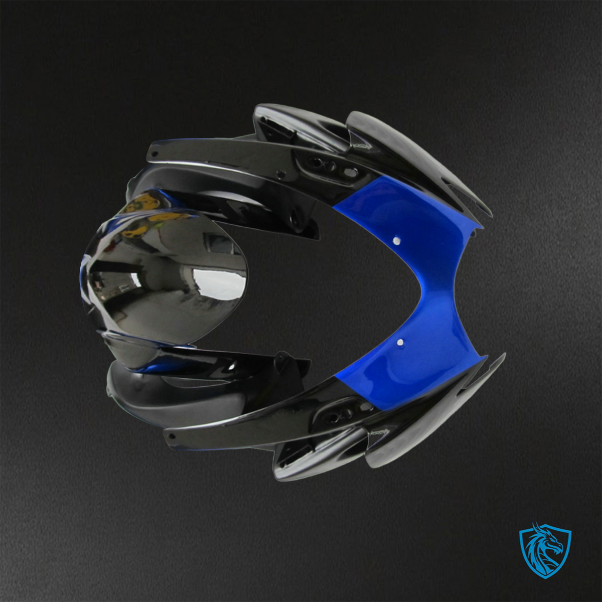 Suzuki GSX-R600/750 (2006-2007) Black & Blue Fairings Kit - Aftermarket ABS Bodywork