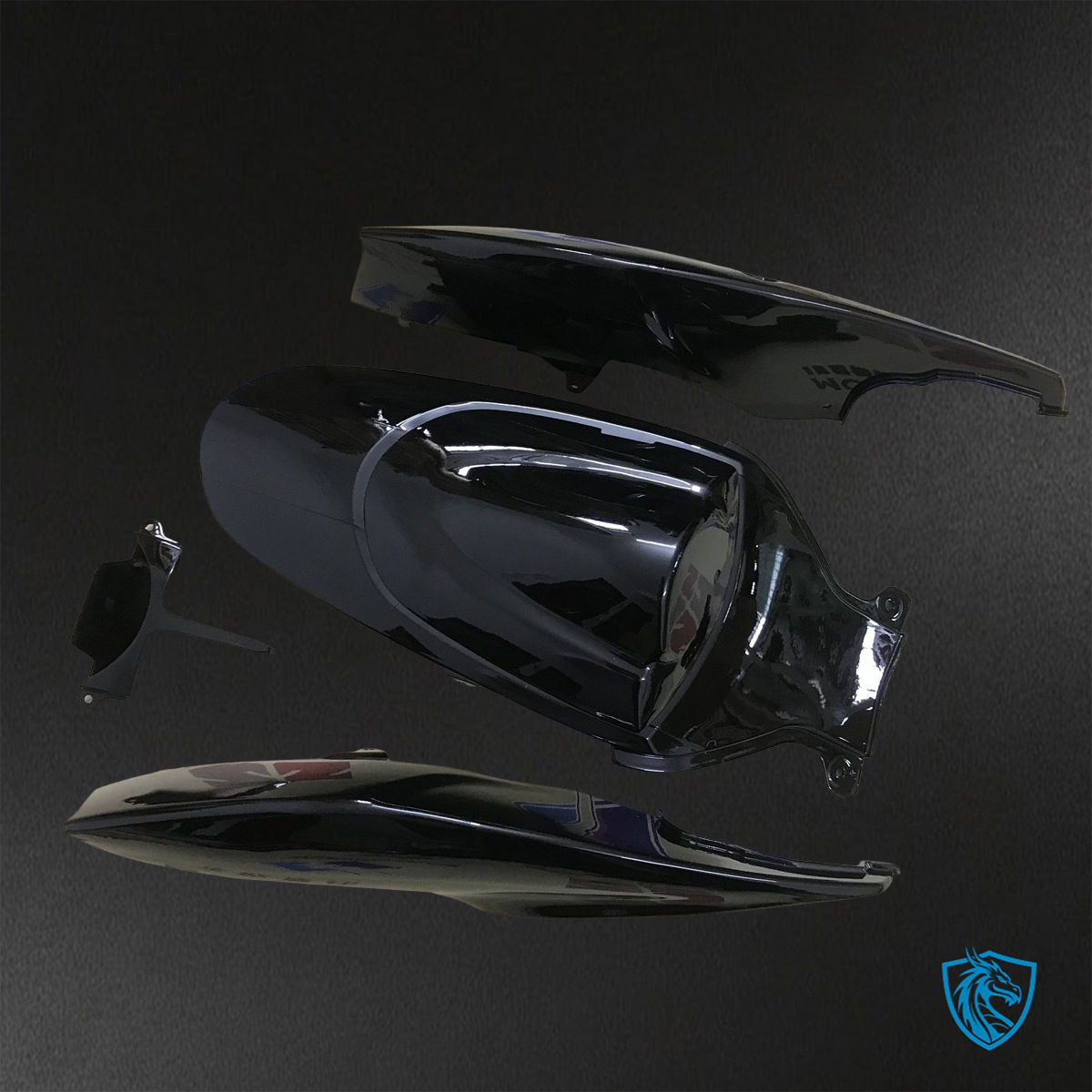 Suzuki GSX-R600/750 (2006-2007) Black - Replacement Motorcycle Fairings Kit