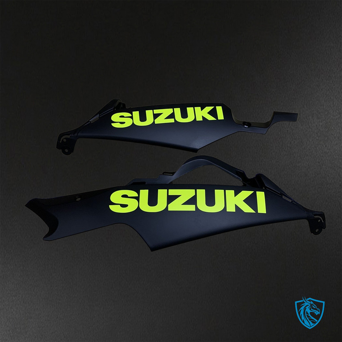 Suzuki GSX-R600/750 (2006-2007) Black & Green - Custom ABS Fairing Kit