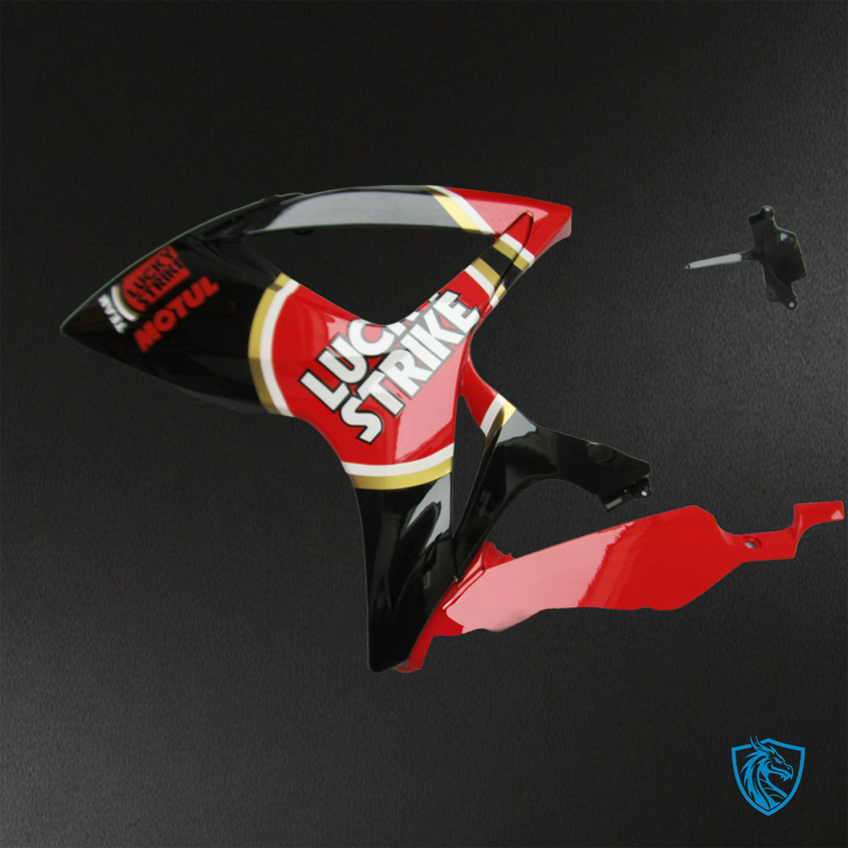 Suzuki GSX-R600/750 (2006-2007) Black & Red - Replacement Motorcycle Fairings Kit