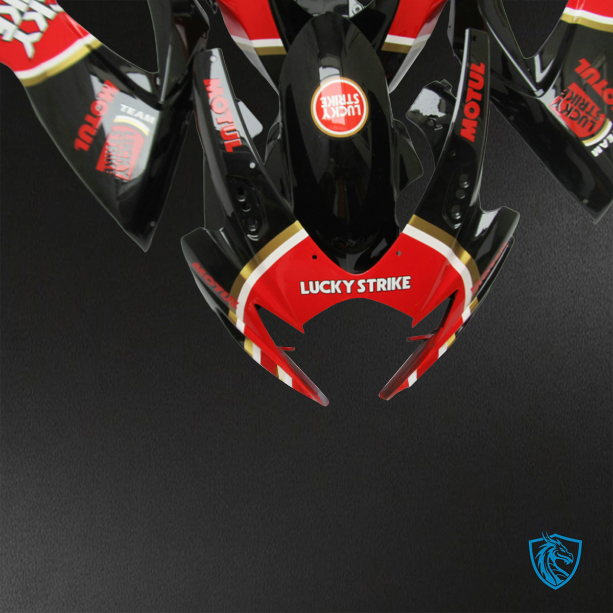 Suzuki GSX-R600/750 (2006-2007) Black & Red - Replacement Motorcycle Fairings Kit