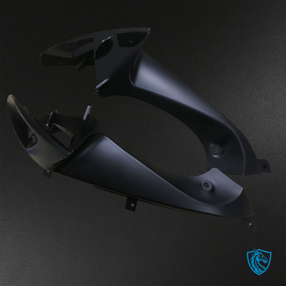 Suzuki GSX-R600/750 (2006-2007) Black & White - Replacement Motorcycle Fairings Kit