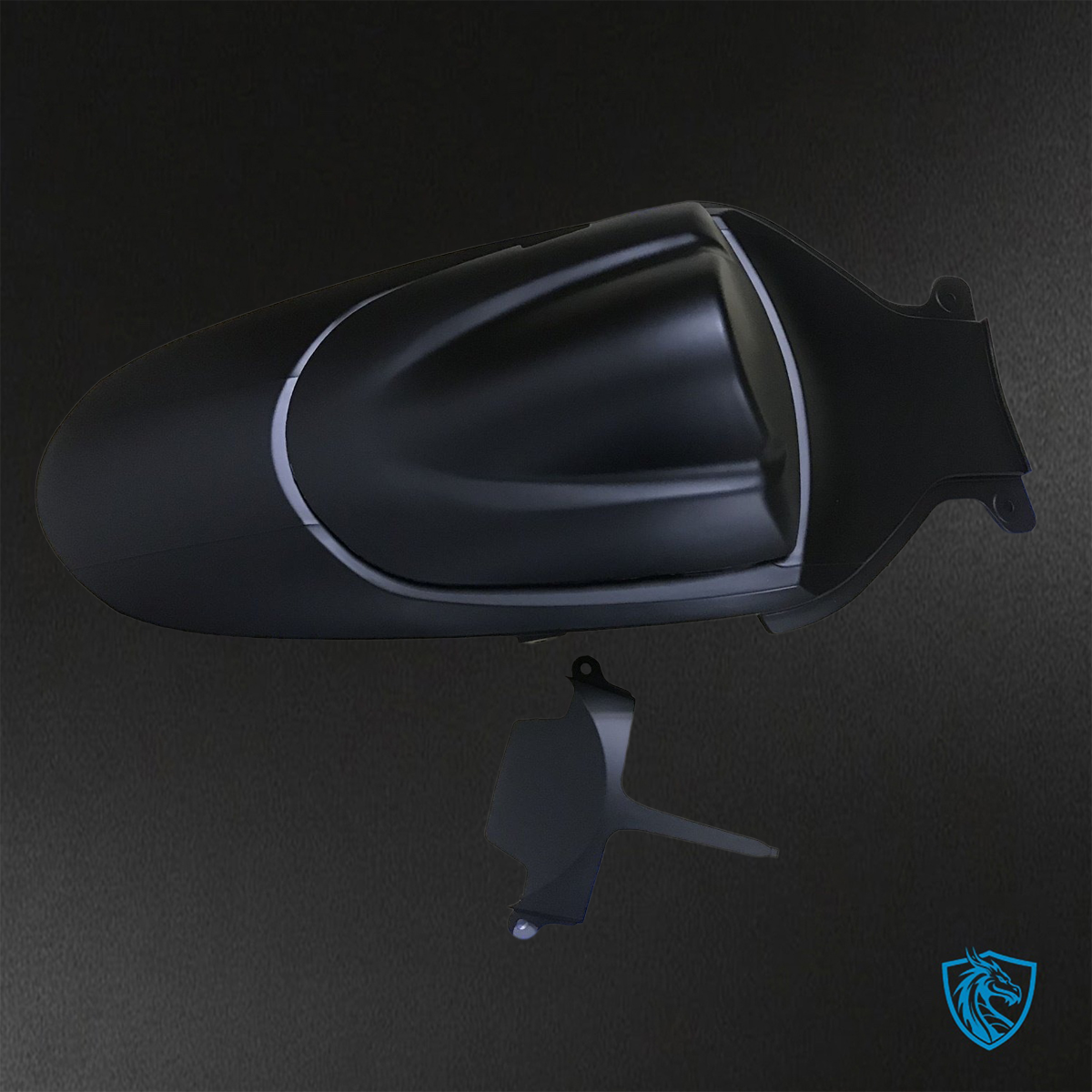 Suzuki GSX-R600/750 (2006-2007) Black & White - Replacement Motorcycle Fairings Kit