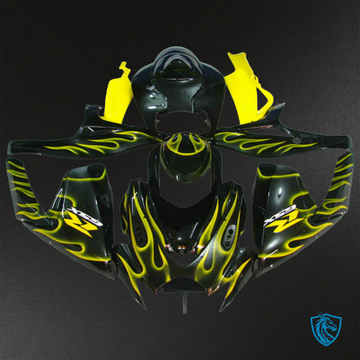 Suzuki GSX-R600/750 (2006-2007) Black & Yellow - Custom ABS Fairing Kit