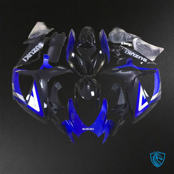 Suzuki GSX-R600/750 (2006-2007) Blue & Black - Custom ABS Fairing Kit