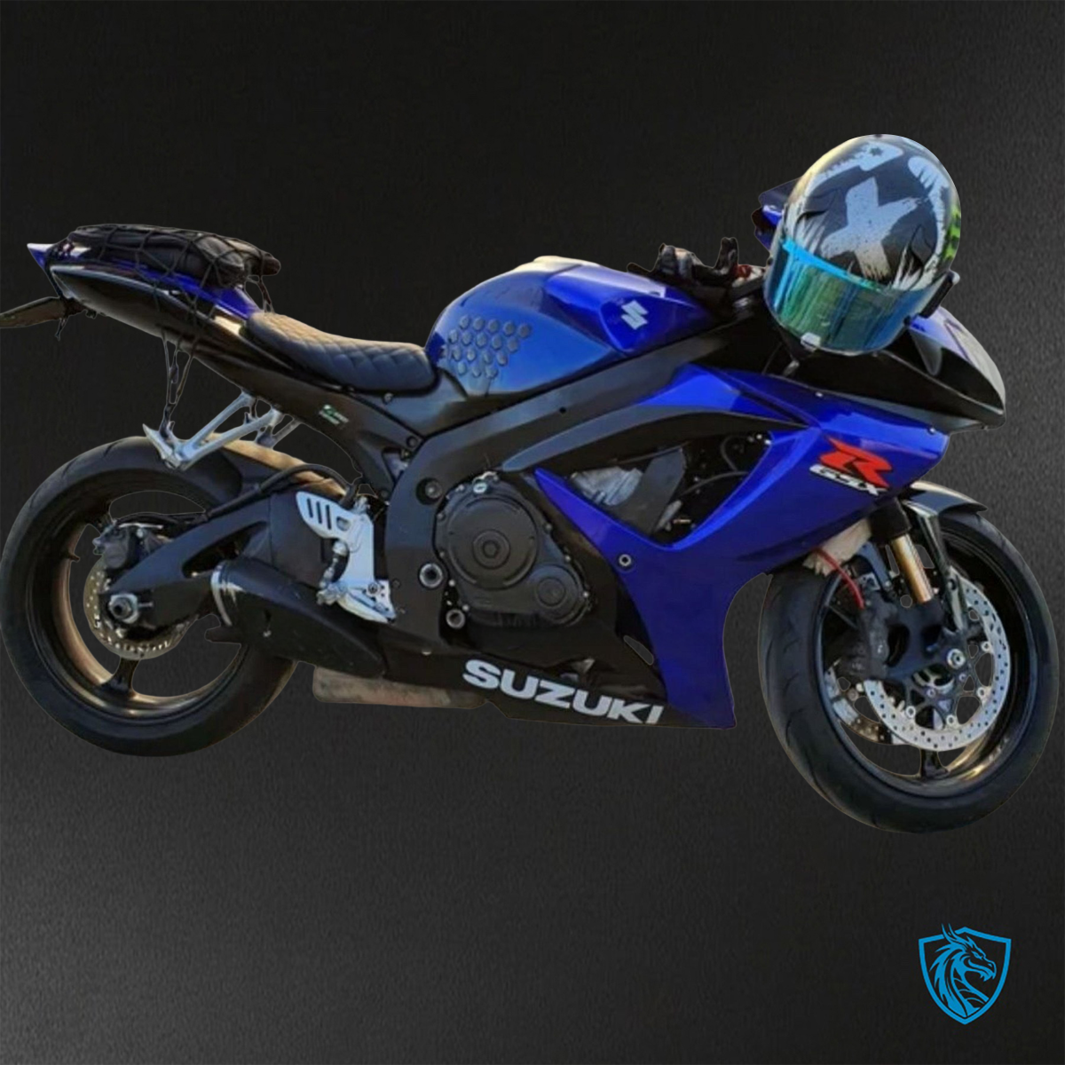 Suzuki GSX-R600/750 (2006-2007) Gloss Blue & Black - Replacement Motorcycle Fairings Kit