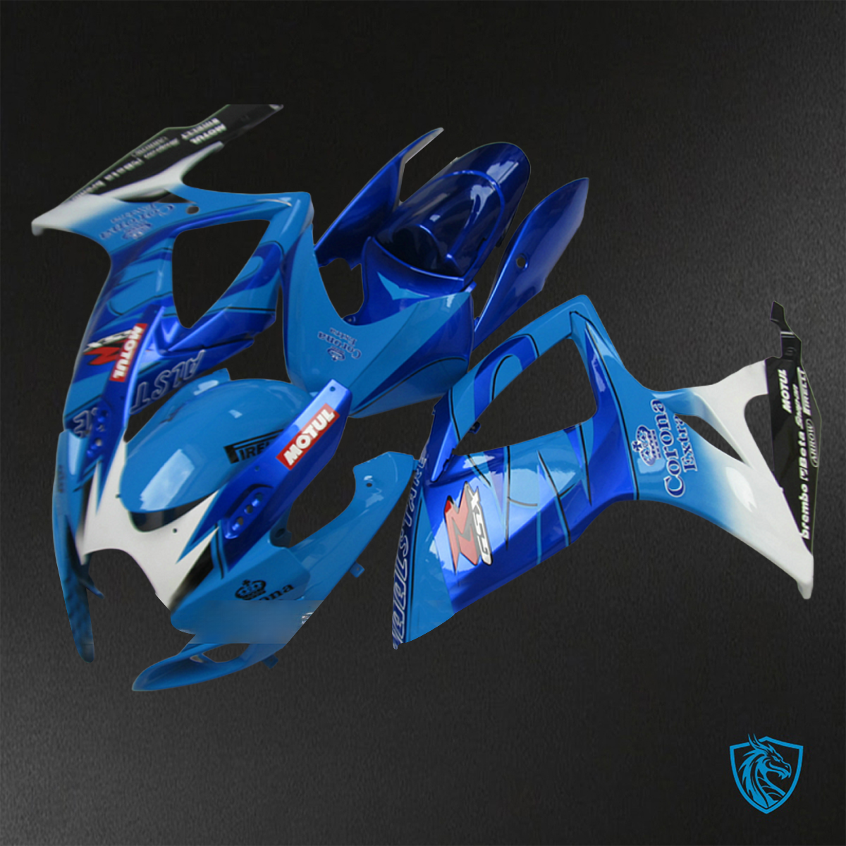 Suzuki GSX-R600/750 (2006-2007) Blue Corona ABS Bodywork - Fairings Kit
