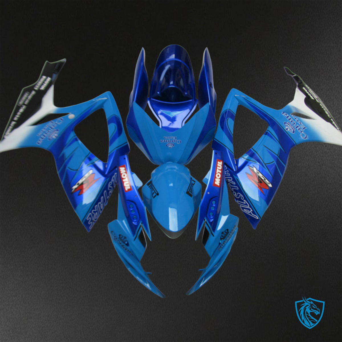 Suzuki GSX-R600/750 (2006-2007) Blue Corona ABS Bodywork - Fairings Kit