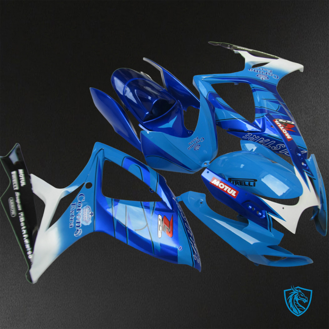 Suzuki GSX-R600/750 (2006-2007) Blue Corona ABS Bodywork - Fairings Kit