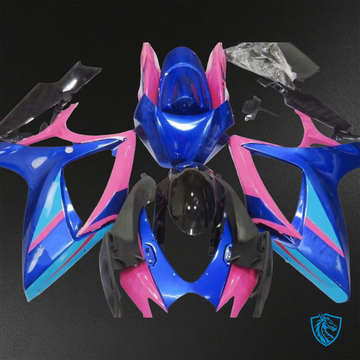 Suzuki GSX-R600/750 (2006-2007) Blue & Pink - Custom ABS Fairing Kit