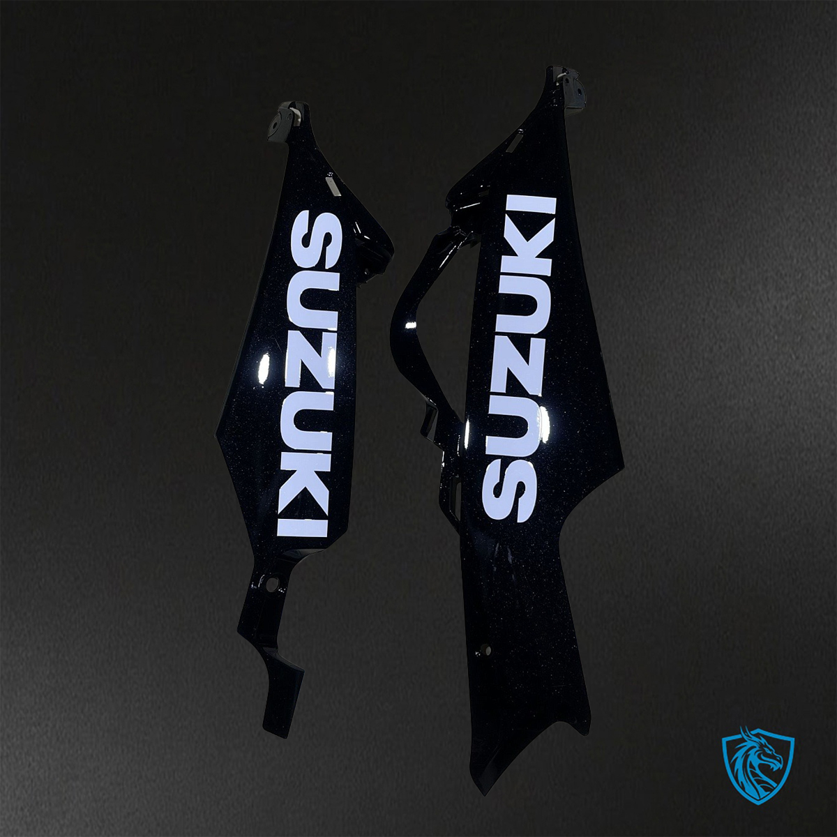 Suzuki GSX-R600/750 (2006-2007) Gloss Blue, White & Black Fairings Kit - Aftermarket ABS Bodywork