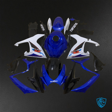 Suzuki GSX-R600/750 (2006-2007) Blue & White - Replacement Motorcycle Fairings Kit