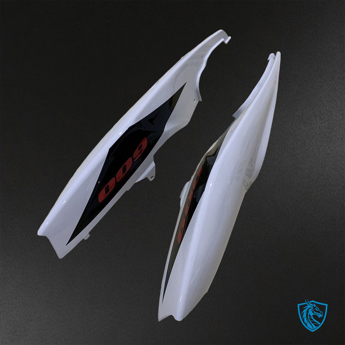 Suzuki GSX-R600/750 (2006-2007) Gloss Blue & White - Custom ABS Fairing Kit