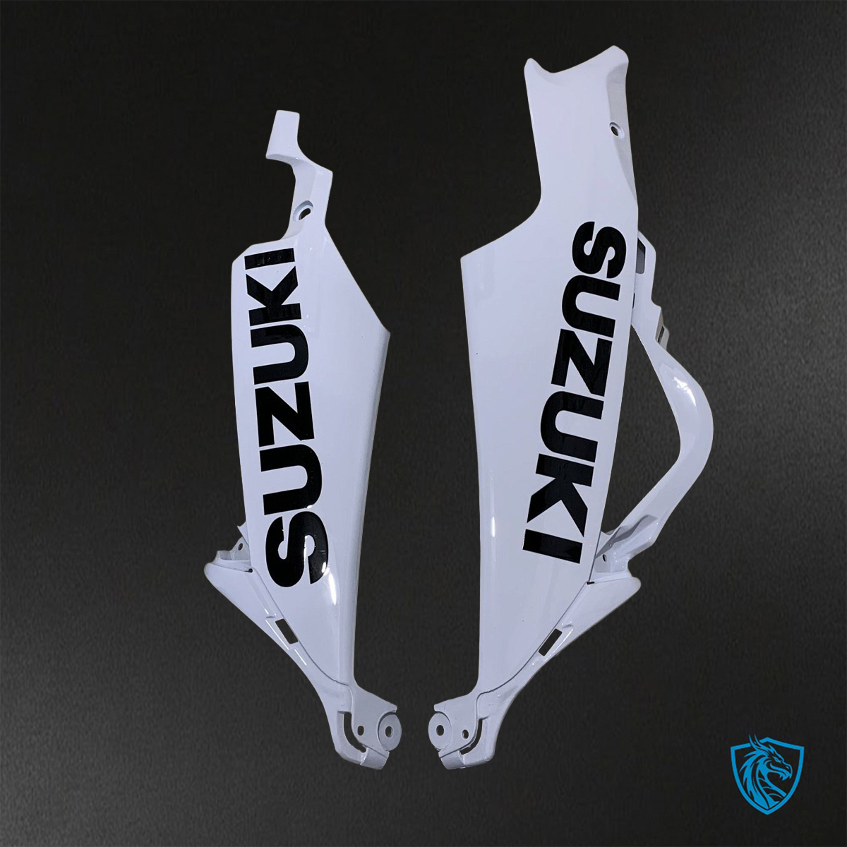 Suzuki GSX-R600/750 (2006-2007) Gloss Blue & White - Custom ABS Fairing Kit