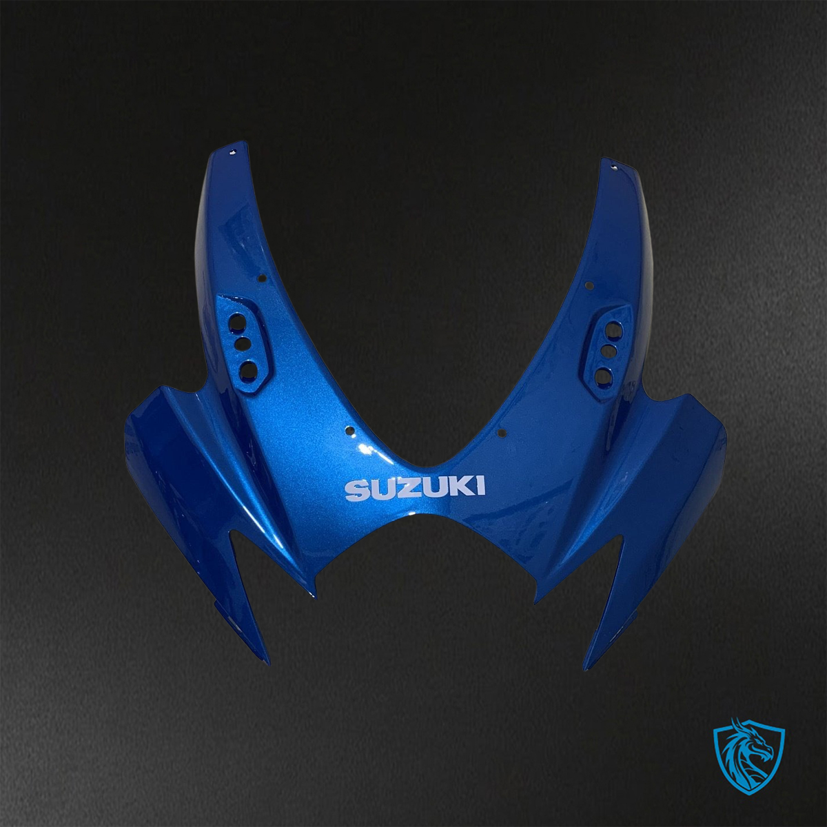 Suzuki GSX-R600/750 (2006-2007) Gloss Blue & White - Custom ABS Fairing Kit