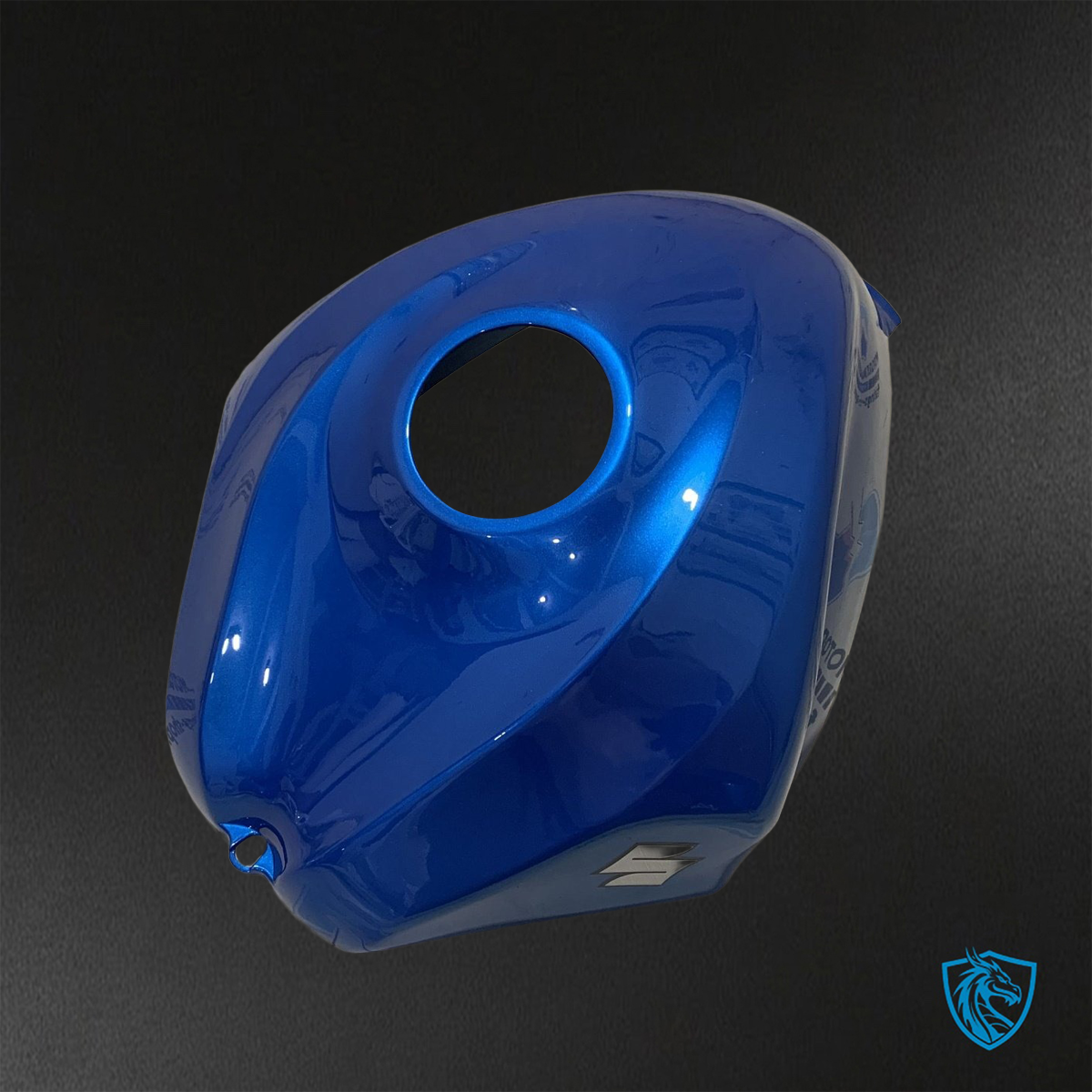 Suzuki GSX-R600/750 (2006-2007) Gloss Blue & White - Custom ABS Fairing Kit