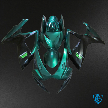 Suzuki GSX-R600/750 (2006-2007) Emerald Green - Custom ABS Fairing Kit