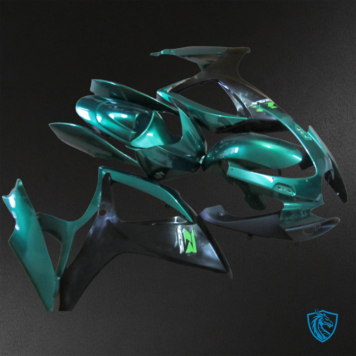 Suzuki GSX-R600/750 (2006-2007) Emerald Green - Custom ABS Fairing Kit