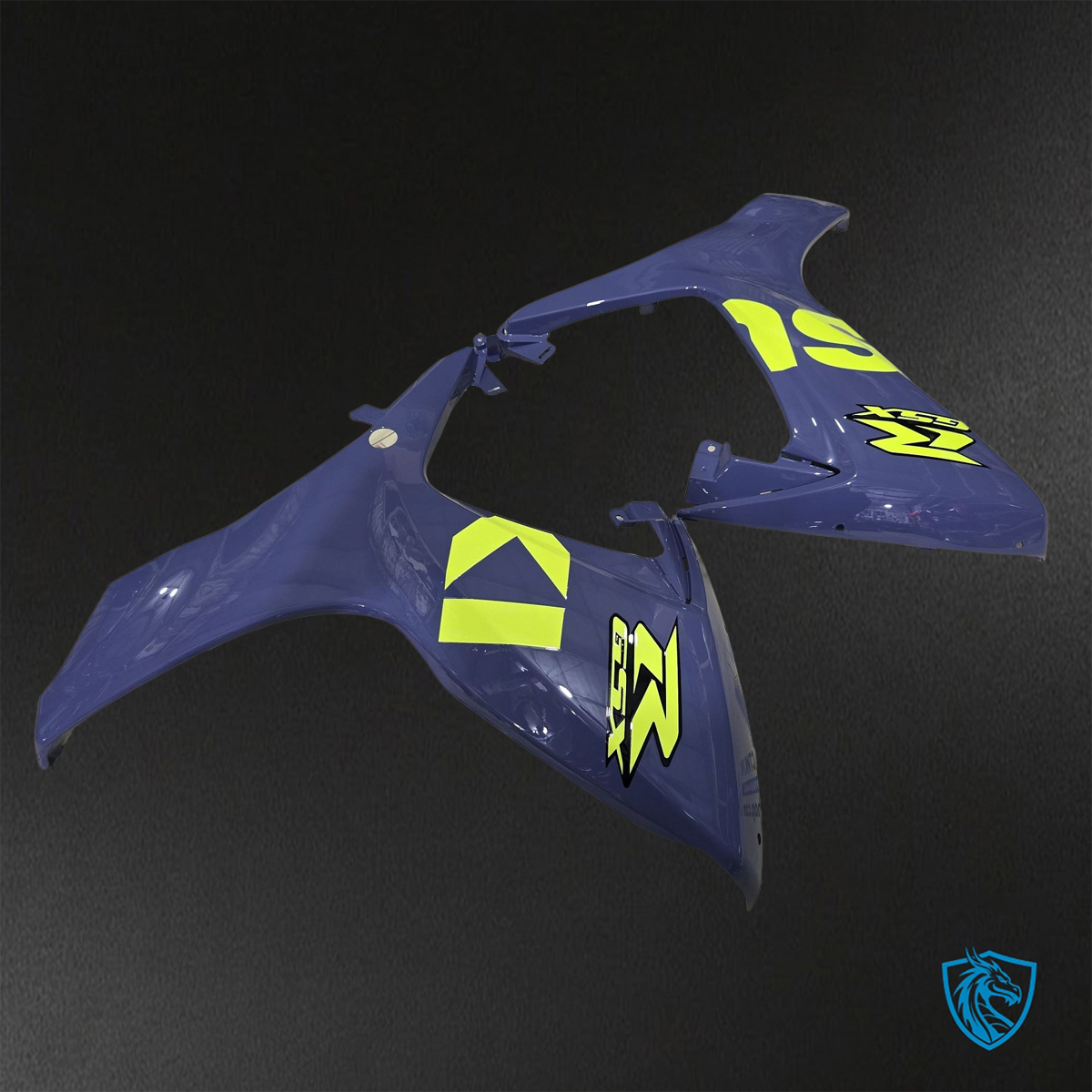 Suzuki GSX-R600/750 (2006-2007) Gray & Fluorescent Yellow - Replacement Motorcycle Fairings Kit