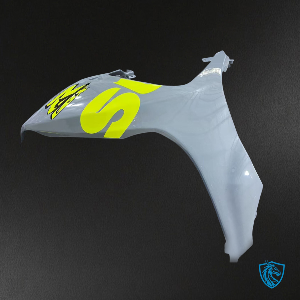 Suzuki GSX-R600/750 (2006-2007) Gloss Gray & Yellow ABS Bodywork - Fairings Kit