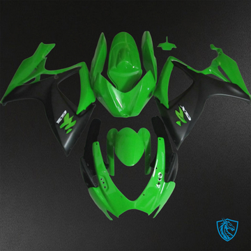 Suzuki GSX-R600/750 (2006-2007) Green ABS Bodywork - Fairings Kit