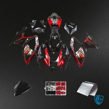 Suzuki GSXR 600-750 (2006-2007) Black & Red K6 - Fairing Kit | ABS Bodywork