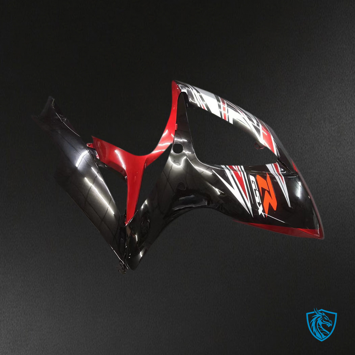 Suzuki GSXR 600-750 (2006-2007) Black & Red K6 - Fairing Kit | ABS Bodywork