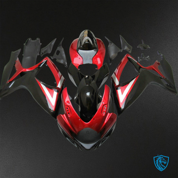 Suzuki GSX-R600/750 (2006-2007) Red & Black ABS Bodywork - Fairings Kit