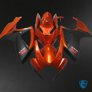 Suzuki GSX-R600/750 (2006-2007) Red & Black Fairings Kit - Aftermarket ABS Bodywork