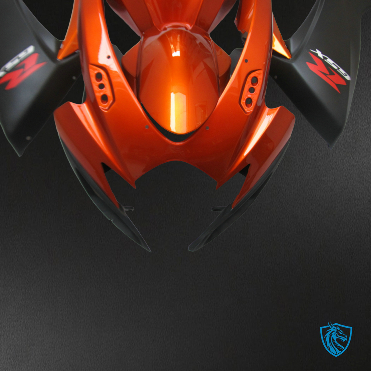 Suzuki GSX-R600/750 (2006-2007) Red & Black Fairings Kit - Aftermarket ABS Bodywork