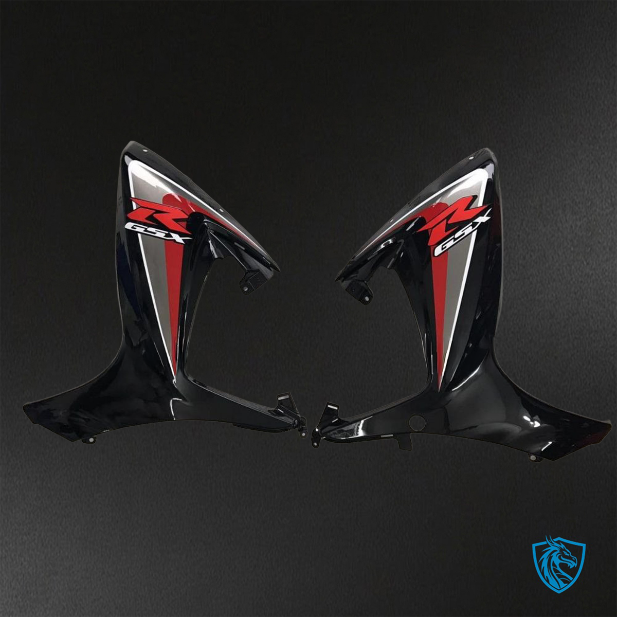Suzuki GSX-R600/750 (2006-2007) Gloss Red & Black ABS Bodywork - Fairings Kit