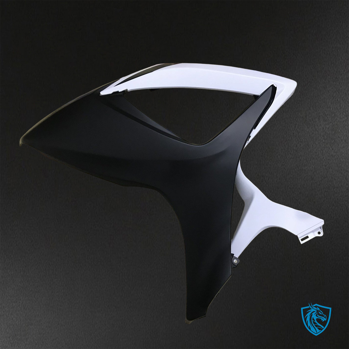 Suzuki GSX-R600/750 (2006-2007) White & Black - Custom ABS Fairing Kit
