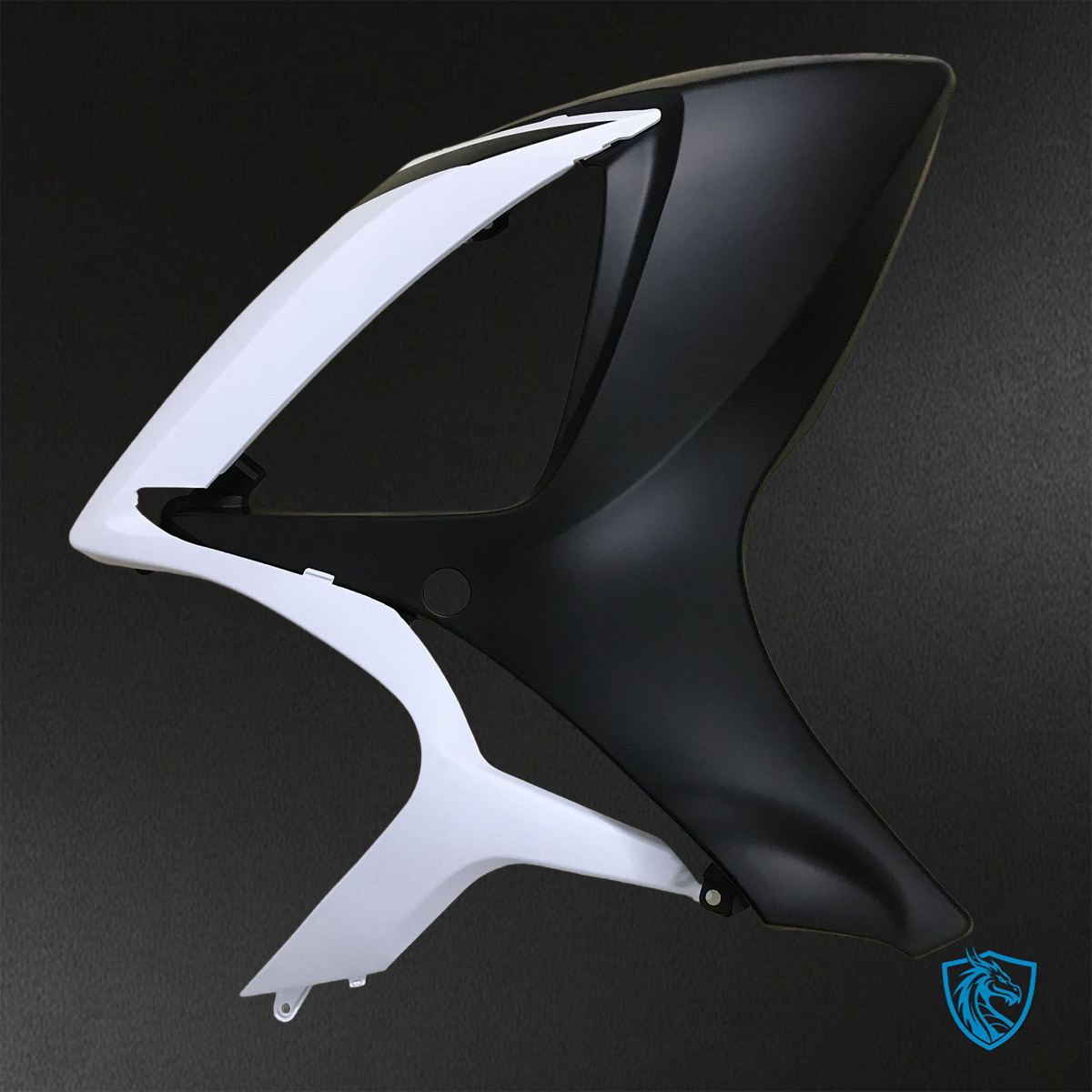 Suzuki GSX-R600/750 (2006-2007) White & Black - Custom ABS Fairing Kit