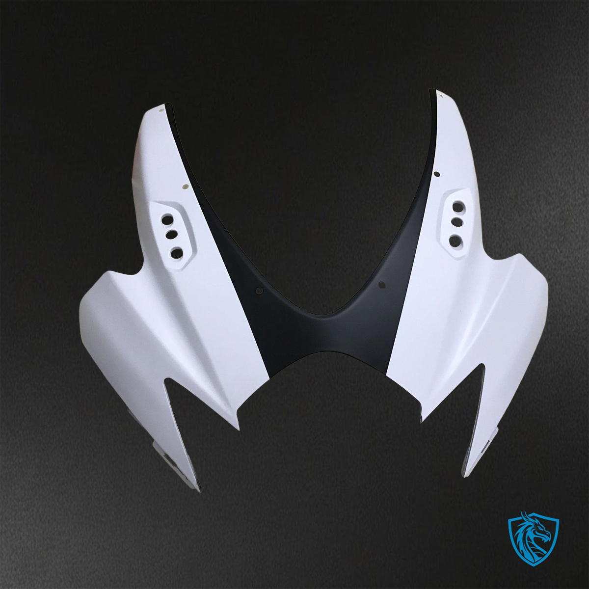 Suzuki GSX-R600/750 (2006-2007) White & Black - Custom ABS Fairing Kit