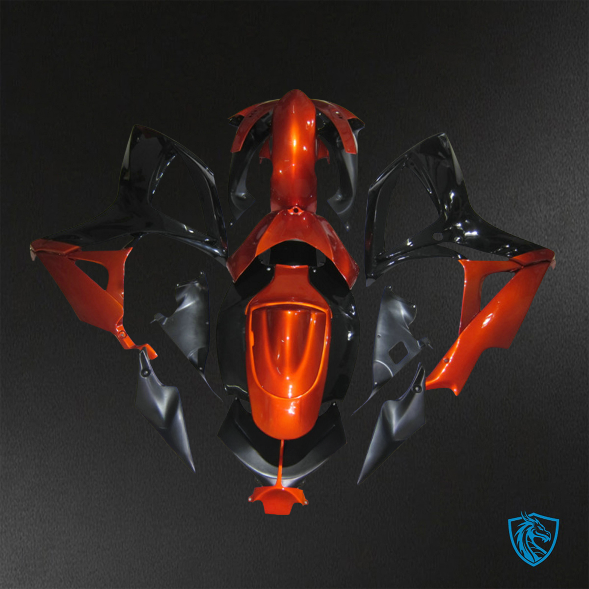 Suzuki GSX-R600/750 (2006-2007) Red & Black ABS Bodywork - Fairings Kit