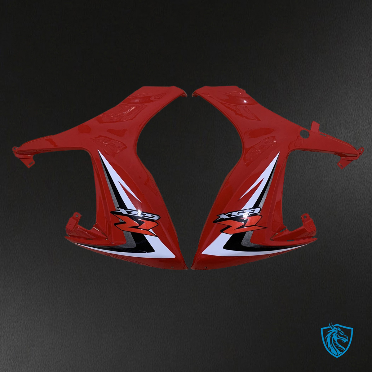 Suzuki GSX-R600/750 (2006-2007) Red, Black & White ABS Bodywork - Fairings Kit