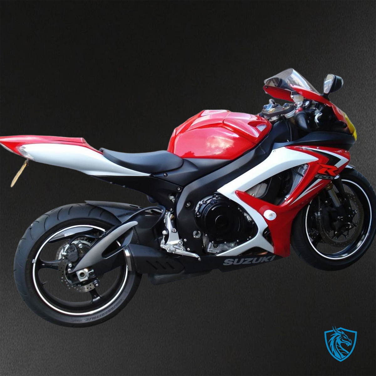Suzuki GSX-R600/750 (2006-2007) Red, Black & White ABS Bodywork - Fairings Kit